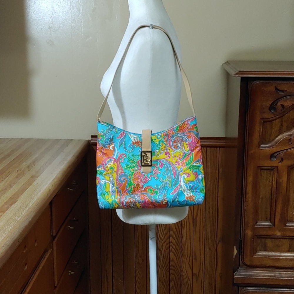 Lauren Ralph Lauren Paisley Shoulder Bag